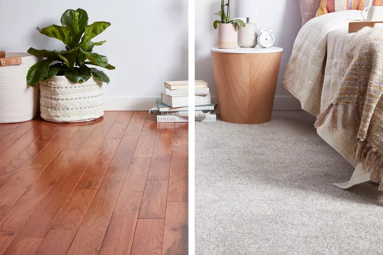 Comparaison entre moquette et parquet